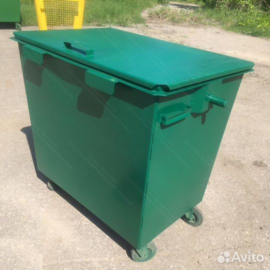 Мусорный евроконтейнер 1,1м3 Е1-04039