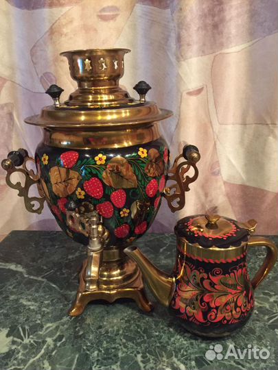 Самовар электрический с чайником