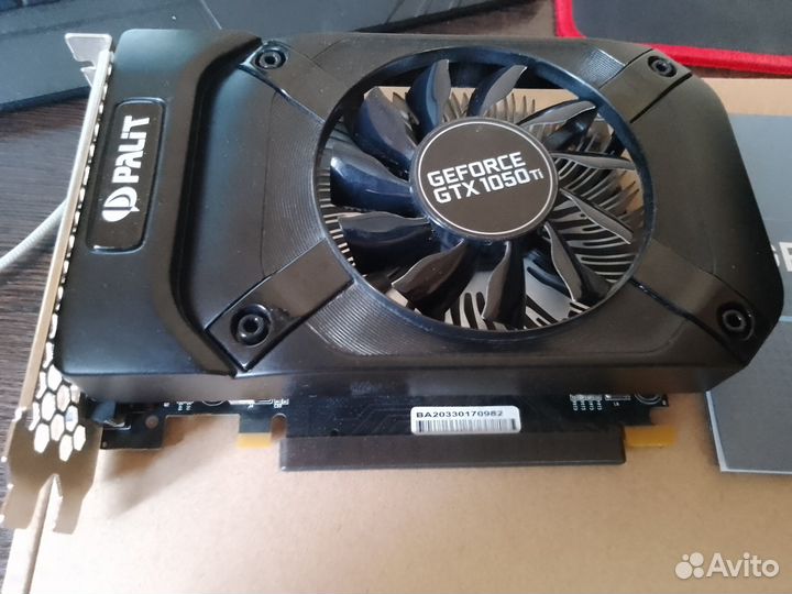 Видеокарта gtx 1050 ti 4gb Palit StormX