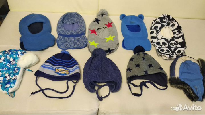 Шапка р.46, 48, 50, 52 деми и зимние