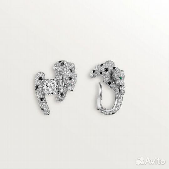 Юв. изделие Cartier Panthère de Cartier earrings H8001065 + подарок 1 год гарантии