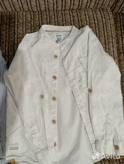 Рубашки пакетом 122 - 128 на мальчика