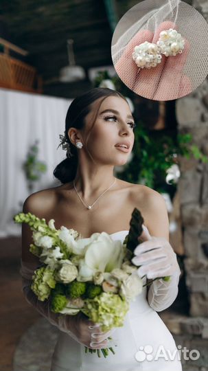 Свадебные серьги