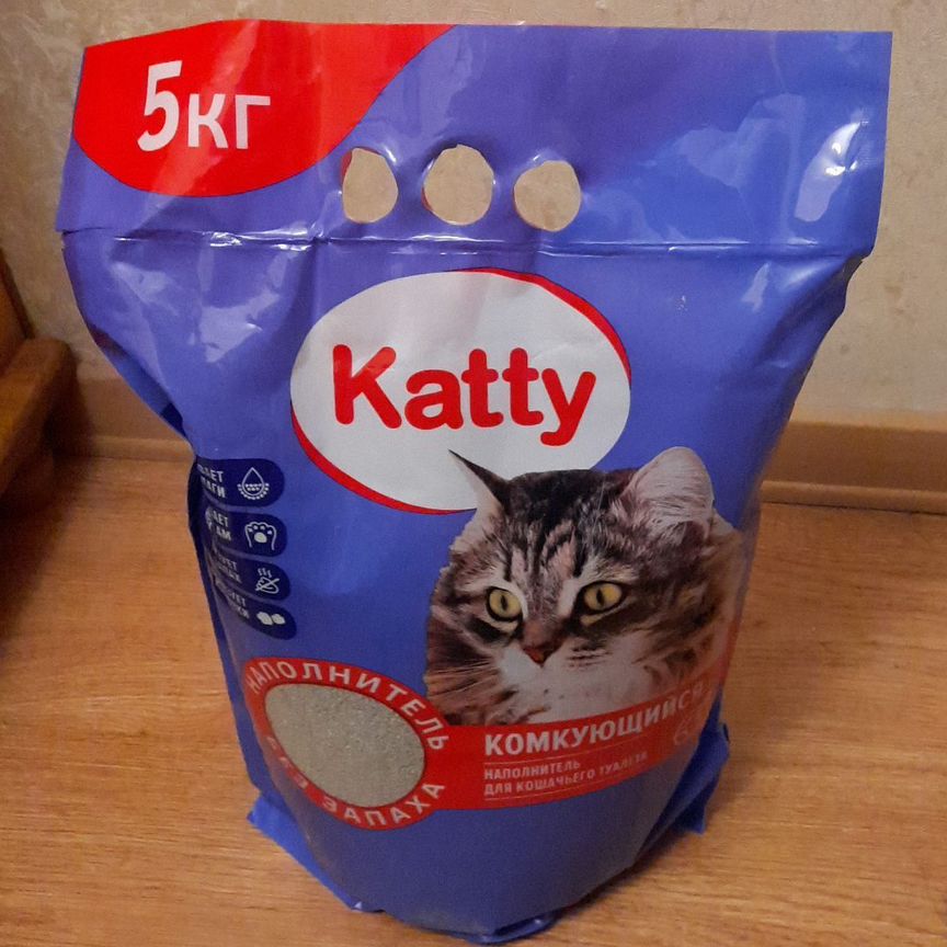 Наполнитель для кошачьего туалета katty