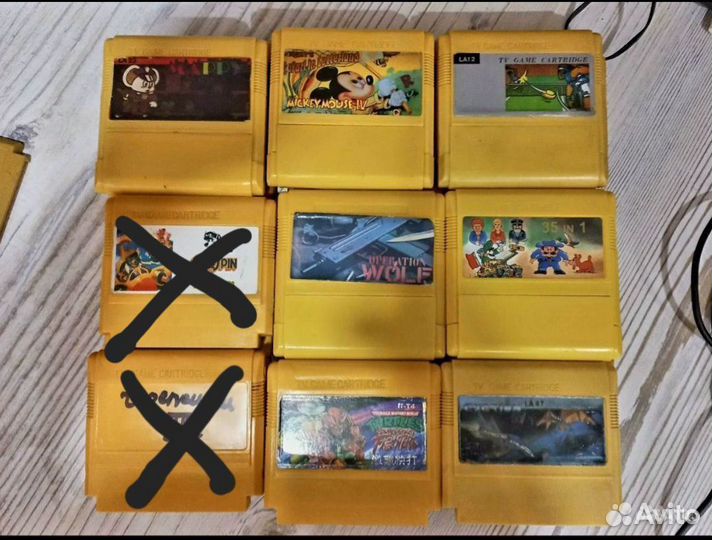 Картриджи для dendy 8 bit