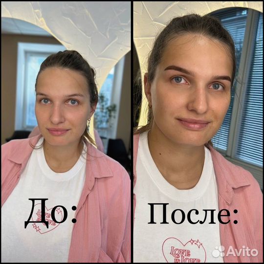 Модель на брови