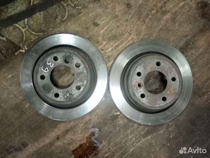 Bmw e39 диски тормозные задние