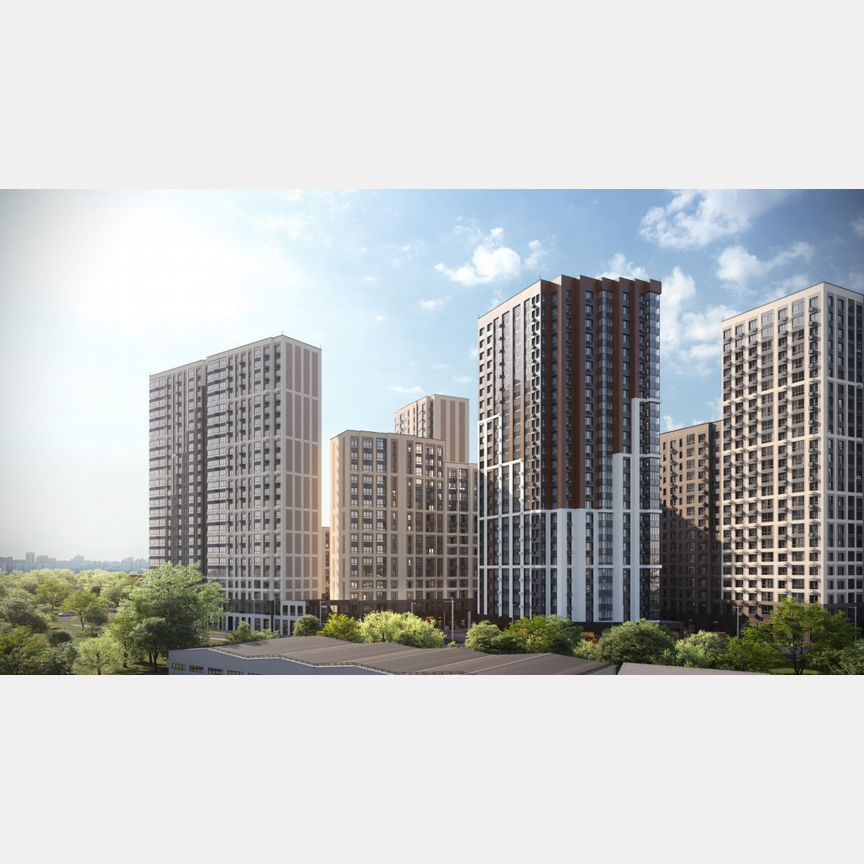 1-к. квартира, 33,5 м², 3/21 эт.