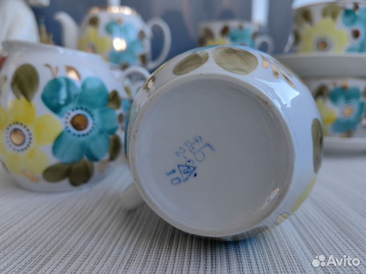 Чайный сервиз СССР барановка