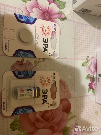 Батарейки 123 и 2032