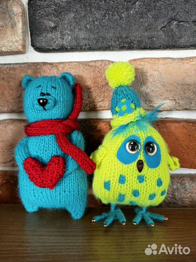 Вязанная игрушка, ручная работа. Амигуруми