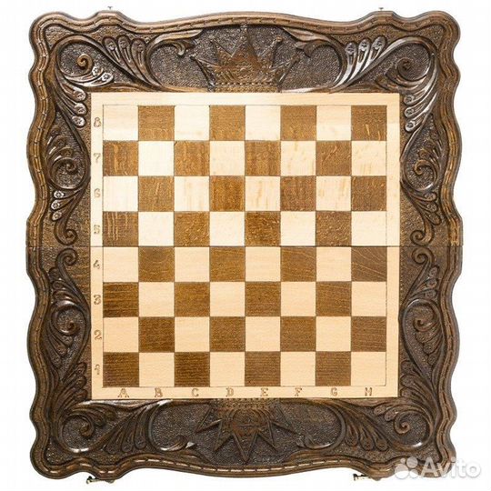 Шахматы и нарды резные Дайсен 50 х 54 см бук Армения 62717