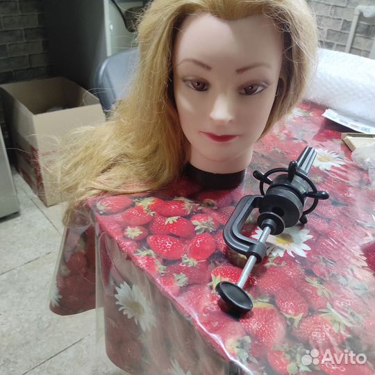 Парикмахерская голова для обучения