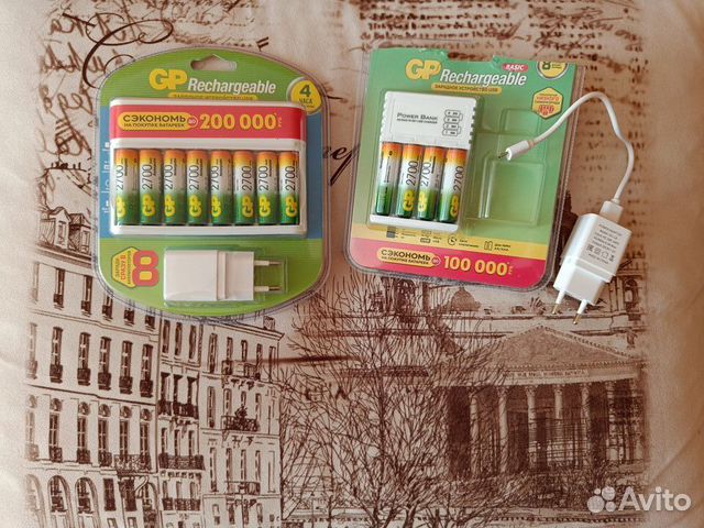 Аккумулятор gp AA 2700 mAh + зарядное устройство