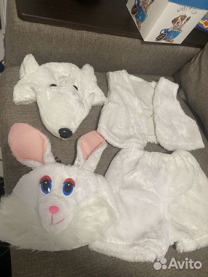 Маскарадный костюм зайка (мишка)