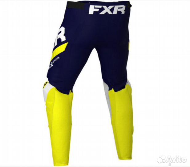 Брюки FXR revo MX 21 Midnight White Yellow