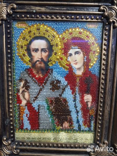 Иконы вышитые бисером