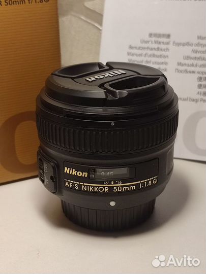Объектив Nikon AF-S 50mm 1.8 G Новый