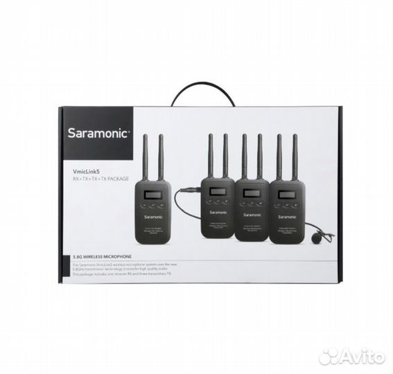 Радиосистема Saramonic VmicLink5 5.8GHz (RX + 3TX)