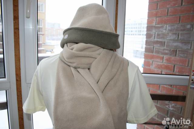 Комплект шапка+шарф (мягкий флис)