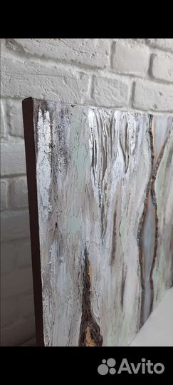 Картина 60х60см Горное ущелье