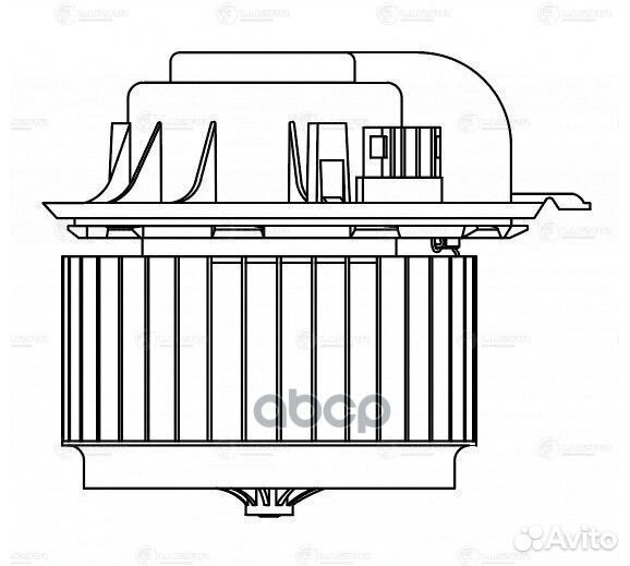 Э/вентилятор отоп. VW touareg (02) /audi Q7 (05