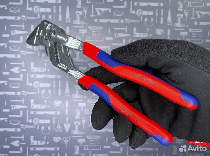 Knipex 8605250 Клещи переставные-гаечные 250мм