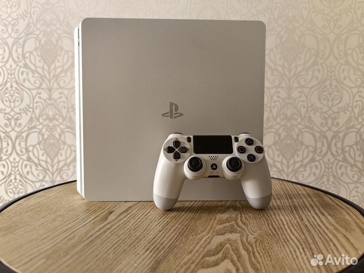 Sony playstation 4 Slim 1tb Белая / Прошитая 9.00