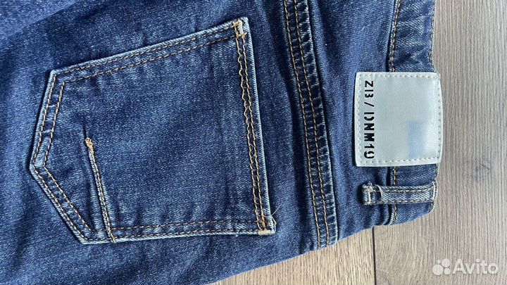 Джинсы Zara теплые для мальчика р.128