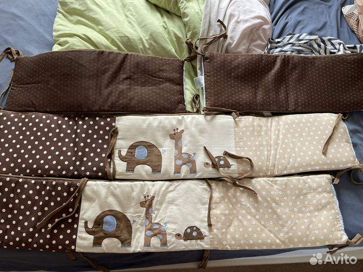 Бортики в детскую кроватку