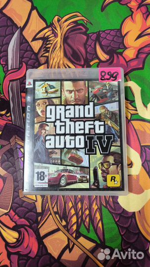 Диски на ps3 GTA 4