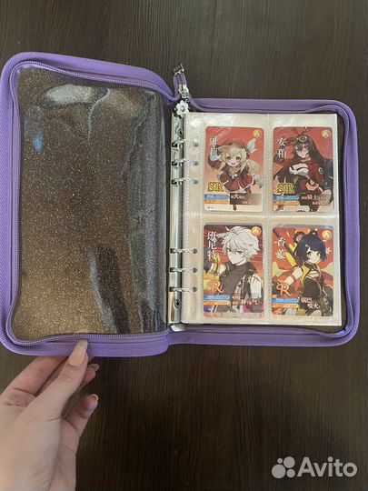 Альбом для коллекционирования карточек Геншин