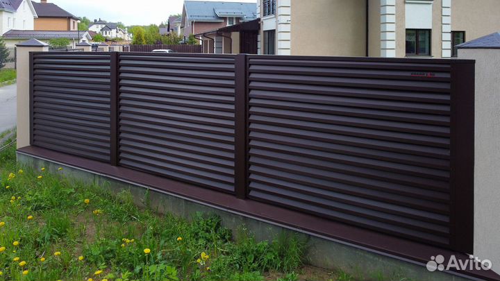 Забор жалюзи