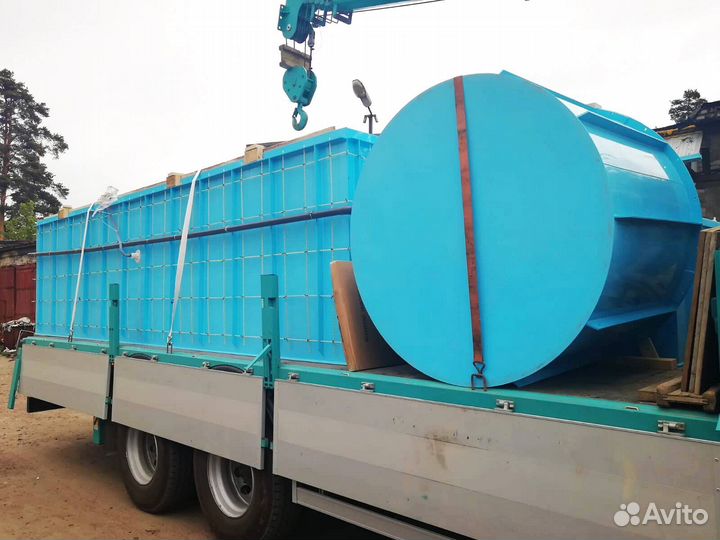 Бассейн 6x2 из полипропилена