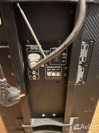 Колонка аккумутяторнаня работает только от флешки