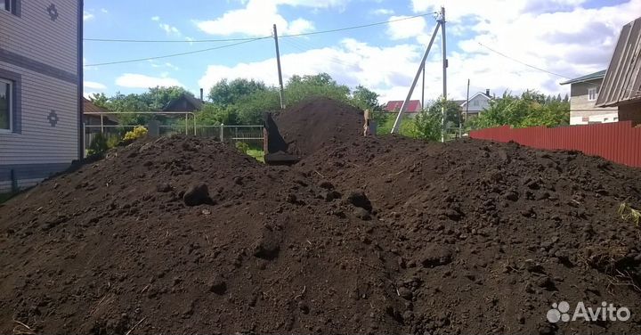 Чернозем, навоз, грунт, песок, глина