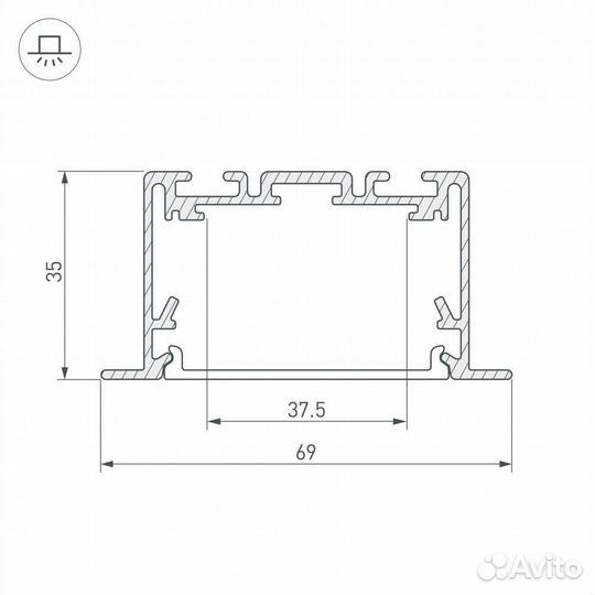 Профиль Arlight 029470