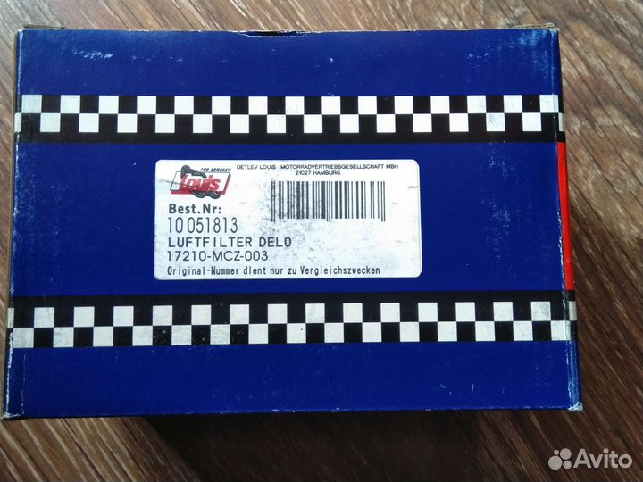 17210-MCZ-003 Воздухоочиститель, Honda