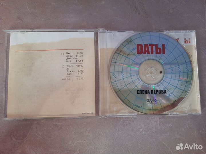 CD диск Елена Перова 