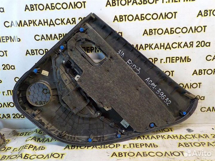 Обшивка двери задней левой KIA RIO III (UB) 2011