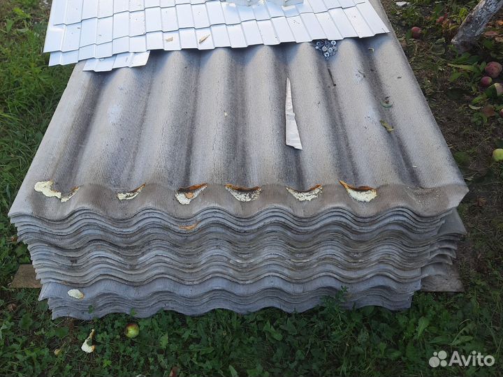 Шифер волновой бу