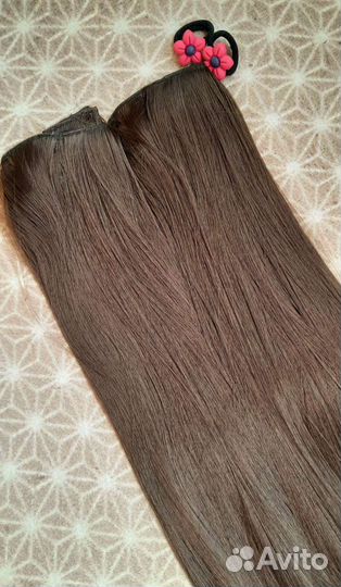 Волосы на заколках