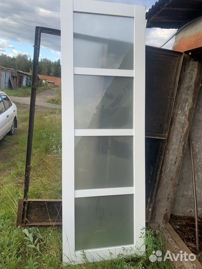 Дверь сежкомнтная эко шпон 2450х80