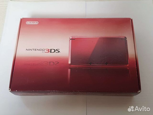 Nintendo 3ds flare red прошитая