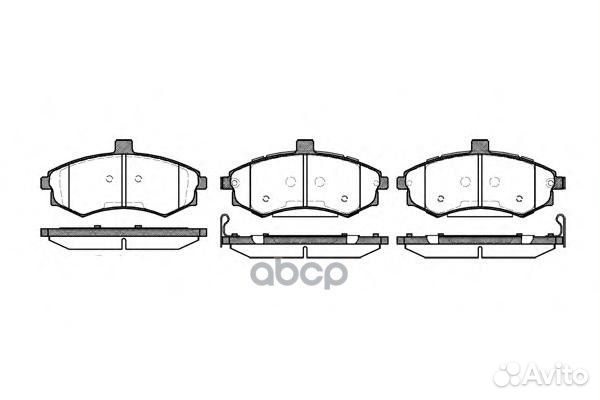 893 02 ***223413 колодки дисковые п Hyundai E