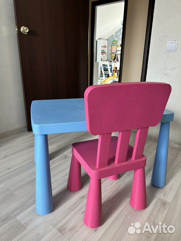 Детский стол и стул IKEA маммут купить в Екатеринбурге | Личные вещи ...