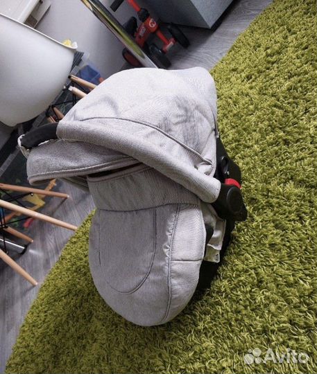 Коляска adamex barletta 3 в 1 (вставки экокожа)