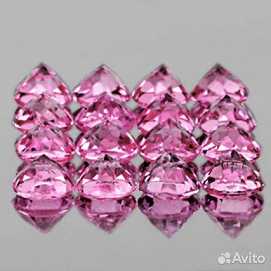 Турмалин натуральный 0,99Ct 2,5мм 16шт VVS Мозамби