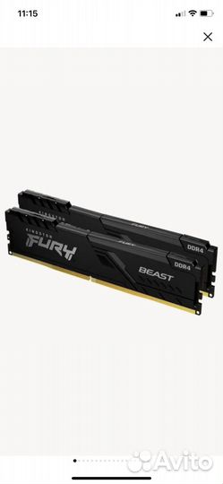 Модуль памяти DDR4 16GB (2*8GB)