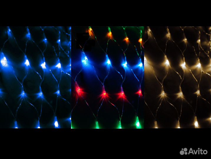 Электрогирлянда сетка (сеть)